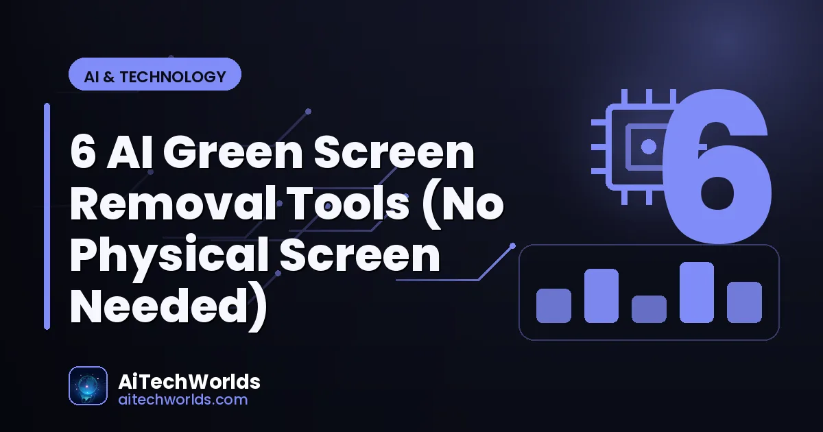 filmmaker using virtual background without green screen — AI background removal chroma key
