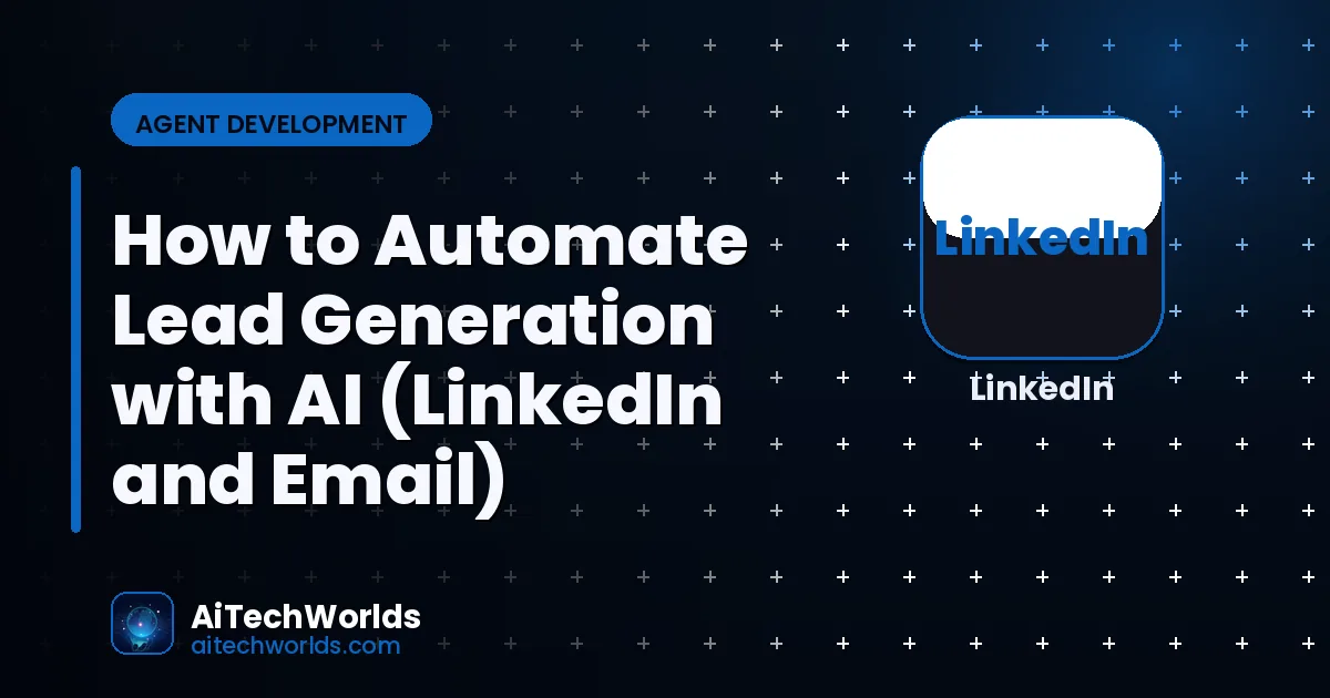 AI agent prospecting and qualifying leads on LinkedIn — lead generation automation