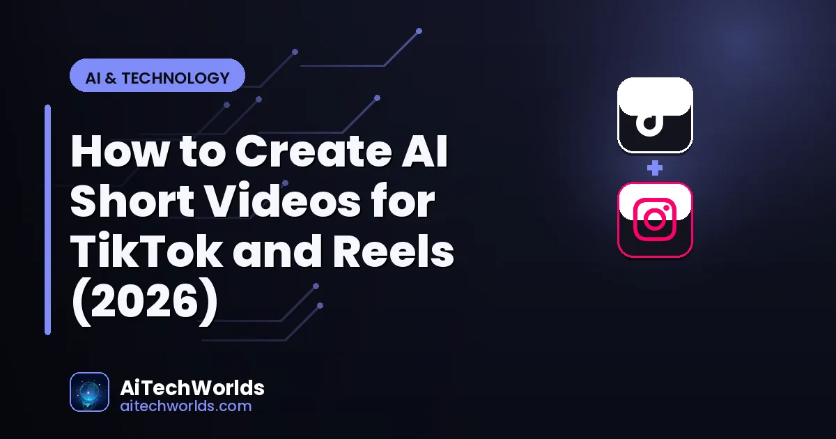 smartphone showing TikTok and Instagram Reels interface — AI short video generator