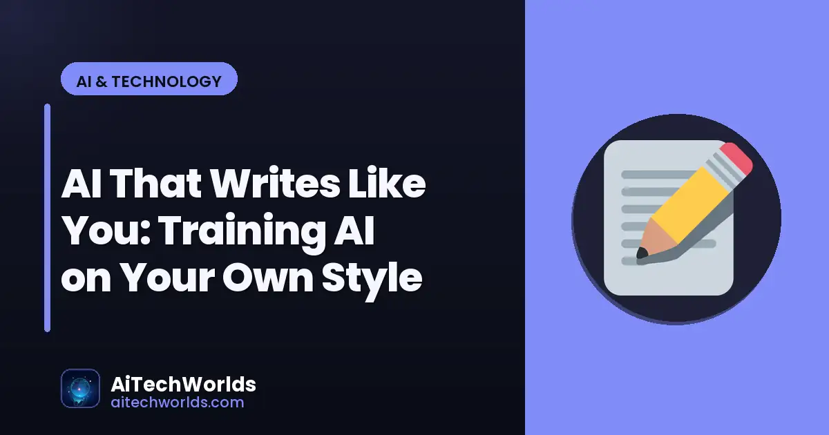 AI writing assistant on laptop screen with text — ai that writes like you custom AI writing model