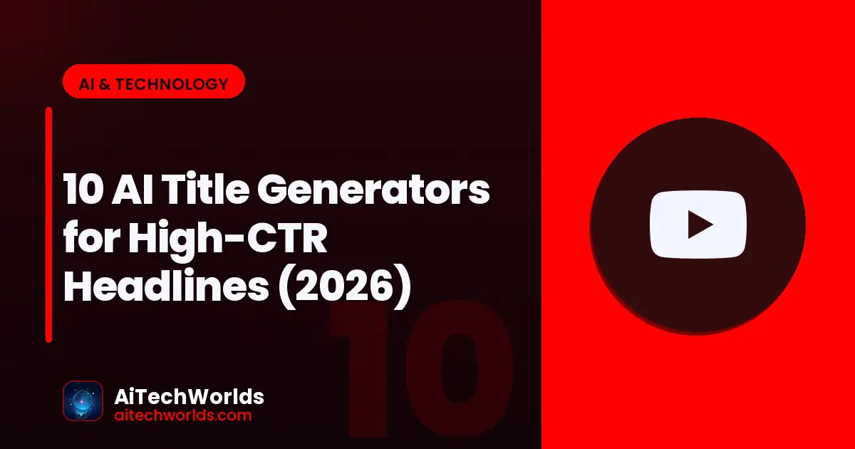 AI writing assistant on laptop screen with text — ai title generators for high-ctr headlines AI headline generator