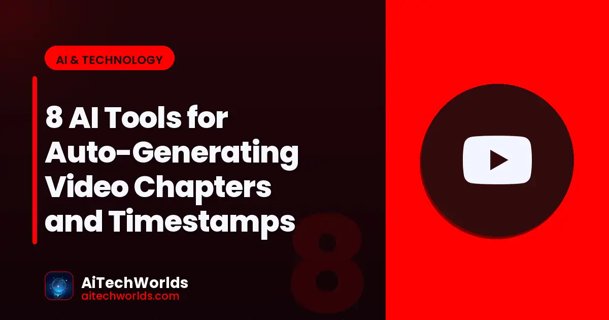 YouTube video with chapter markers visible — AI video chapter generator timestamps