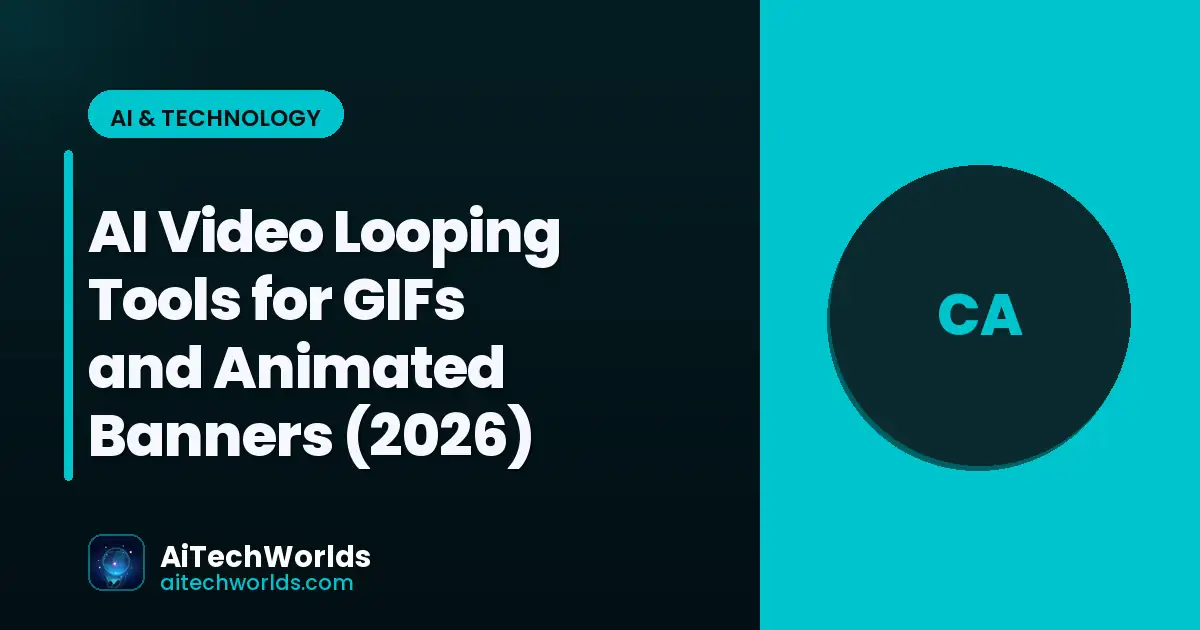 seamlessly looping animated banner on screen — AI video loop GIF creator
