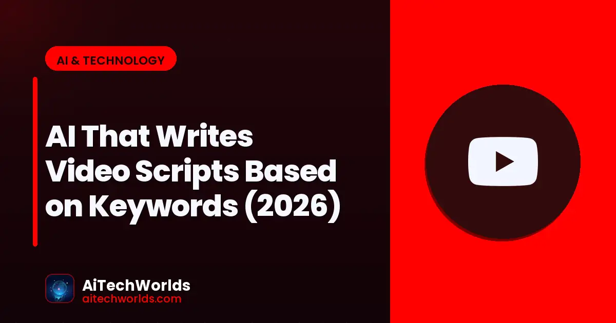 video script being written on laptop with storyboard notes — AI video script writer keywords