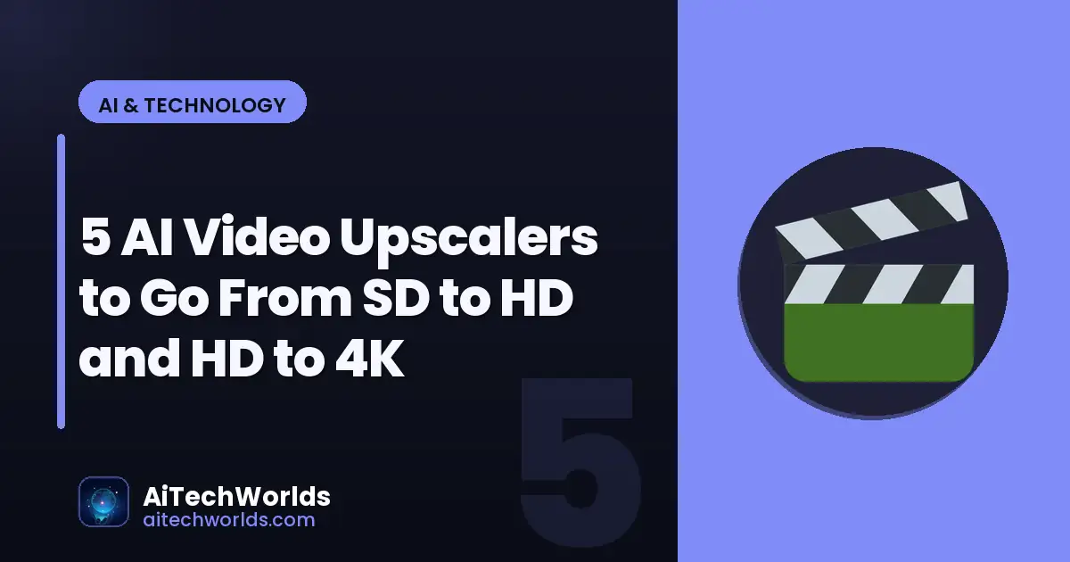 video quality comparison showing SD and 4K frames — AI video upscaler enhancement