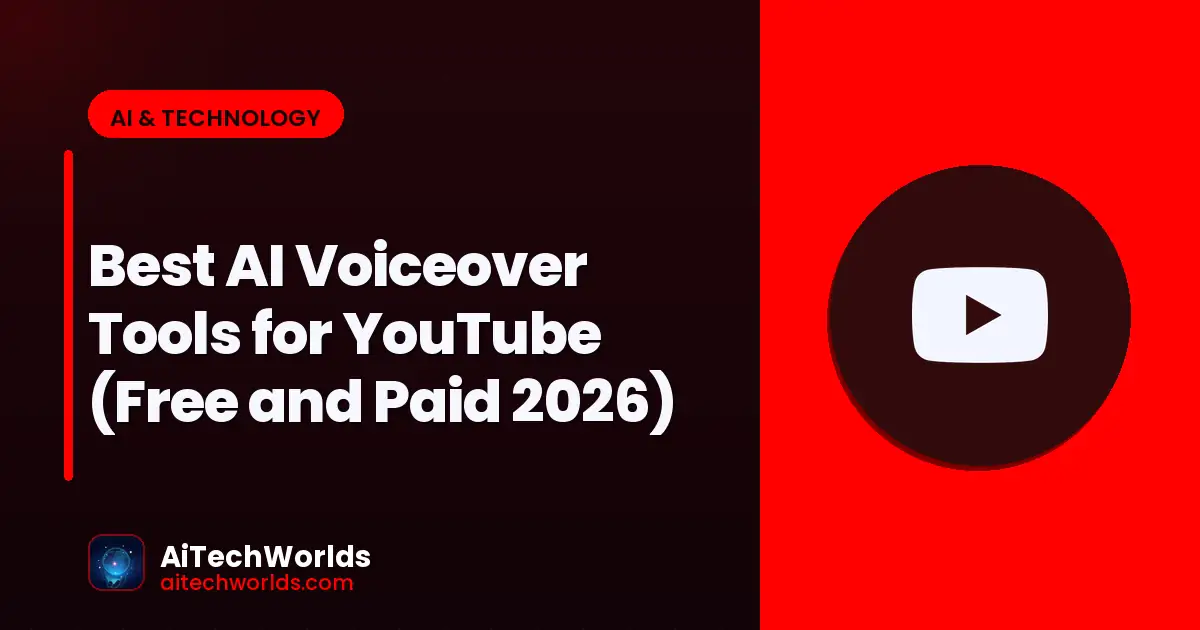 professional microphone in recording studio — AI voiceover tools for YouTube