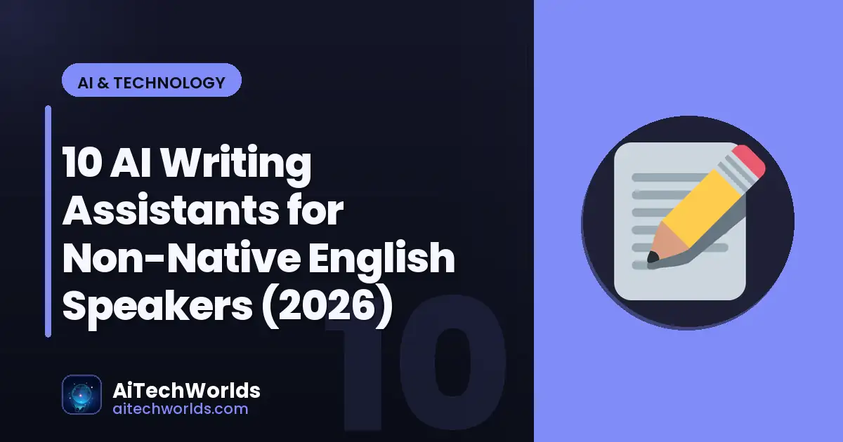 AI writing assistant on laptop screen with text — ai writing assistants for non-native english AI for ESL writers
