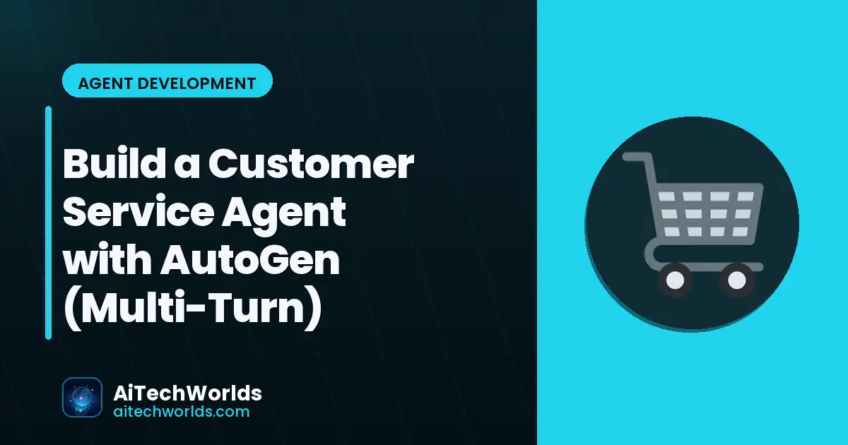AI customer service agent handling support conversation — AutoGen multi-turn