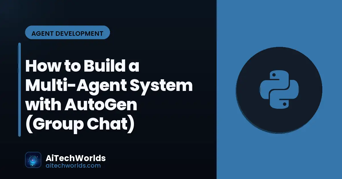 multiple AutoGen agents in group conversation — multi-agent group chat
