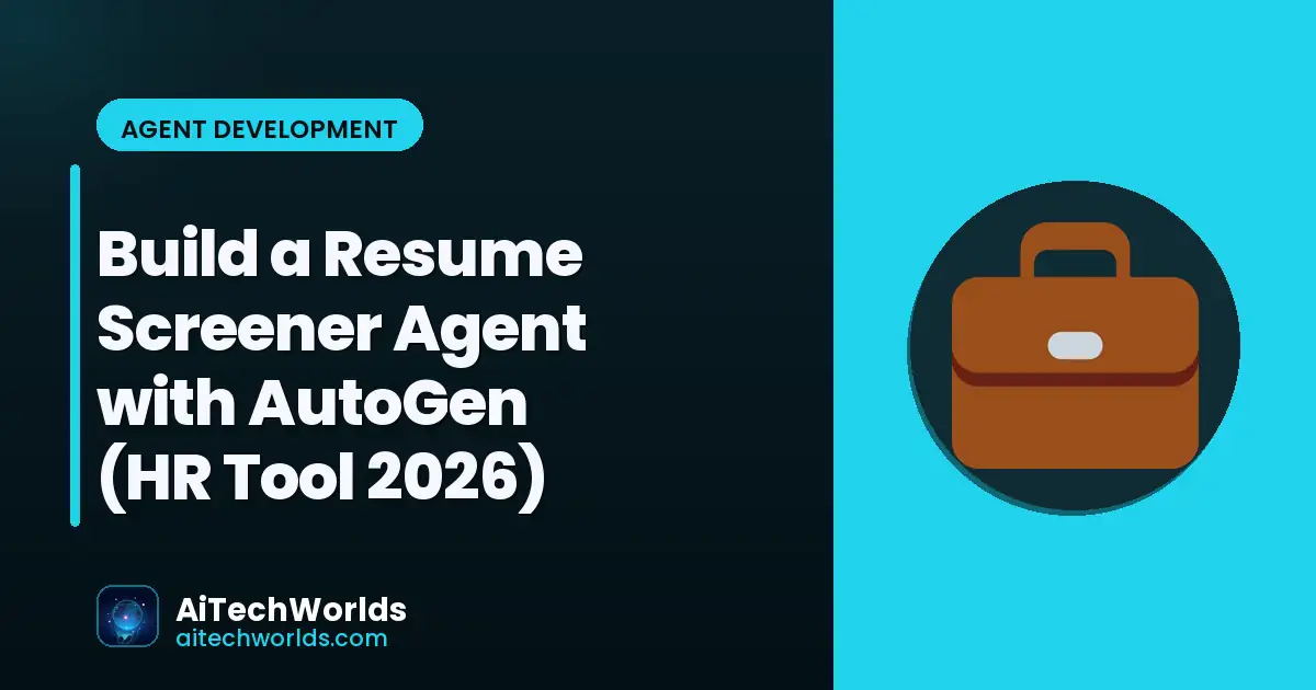 AI agent screening and ranking job resumes — AutoGen HR recruiter tool
