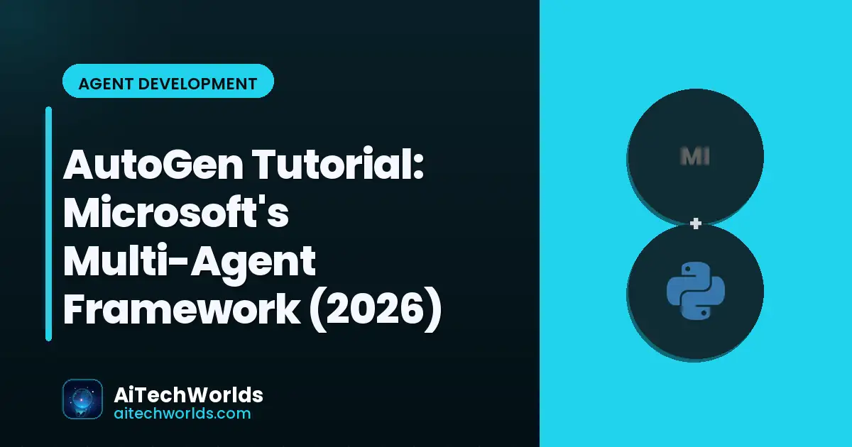developer setting up Microsoft AutoGen multi-agent conversation — AutoGen tutorial