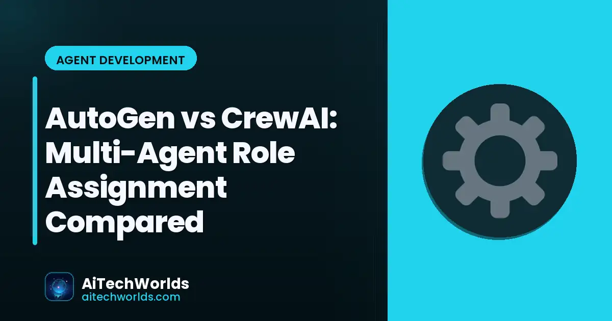 multi-agent role assignment comparison — AutoGen vs CrewAI manager worker