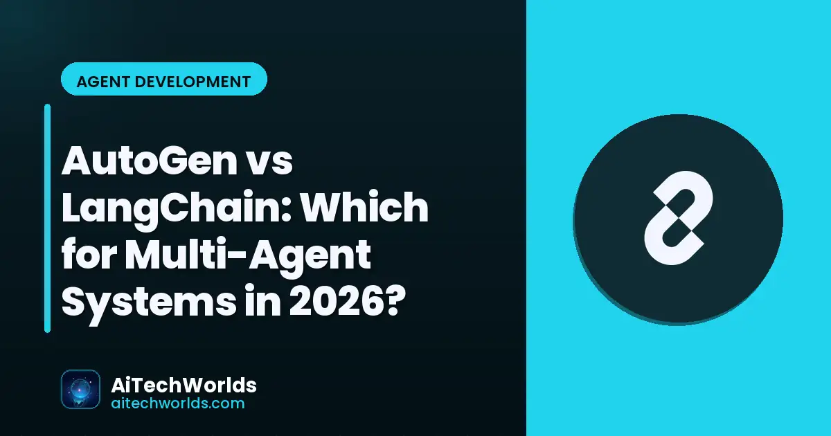 two framework architecture diagrams compared — AutoGen vs LangChain multi-agent