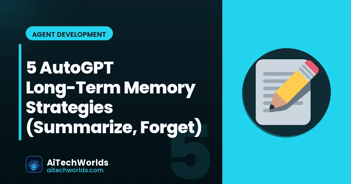 AI agent memory management with summarization — AutoGPT long-term memory