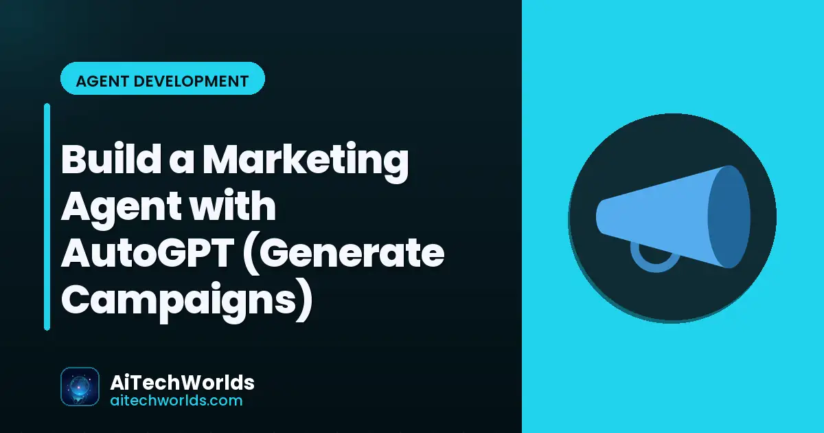 AI agent generating marketing campaign content — AutoGPT marketing automation