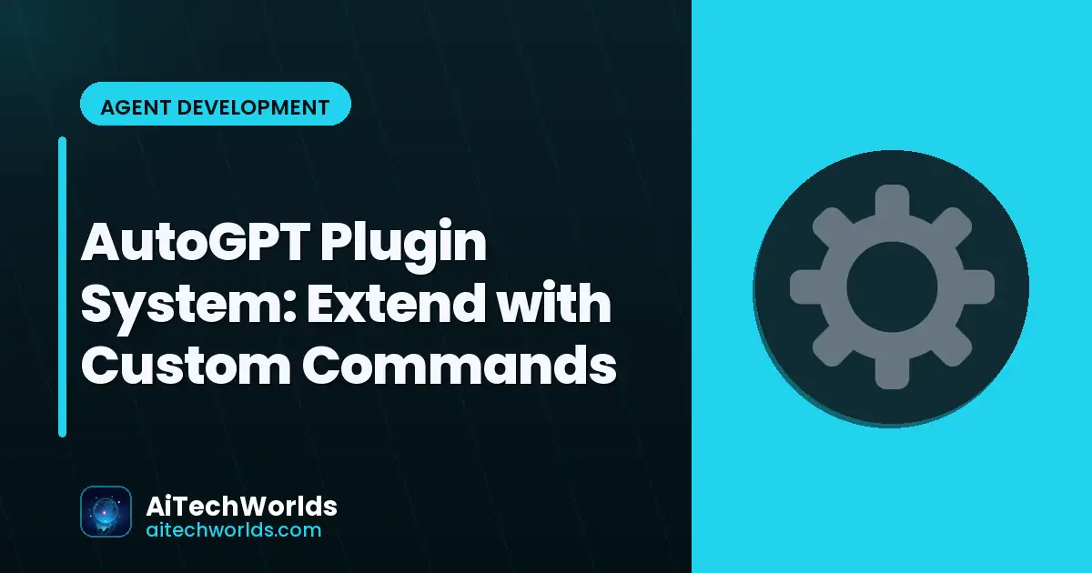 developer writing AutoGPT plugin code — custom commands extension