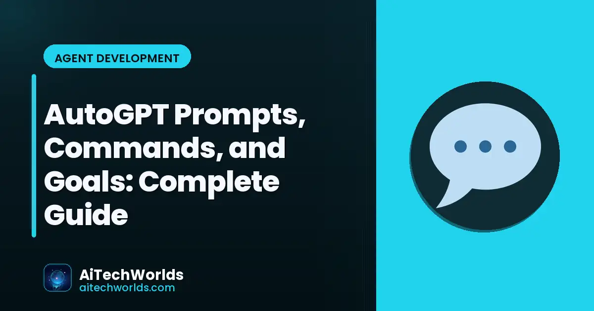AutoGPT goal configuration in terminal — autonomous agent prompts commands