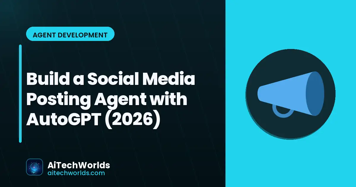 AI agent scheduling and posting social media content — AutoGPT social media