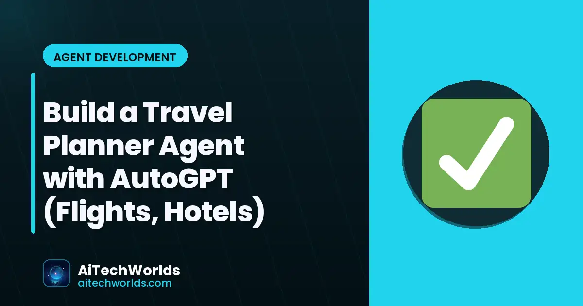 AI travel planning agent researching destinations and flights — AutoGPT travel