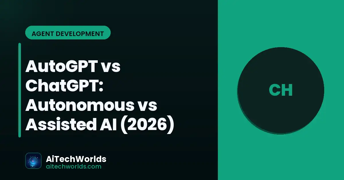 AutoGPT autonomous agent vs ChatGPT chat interface comparison — when to use each