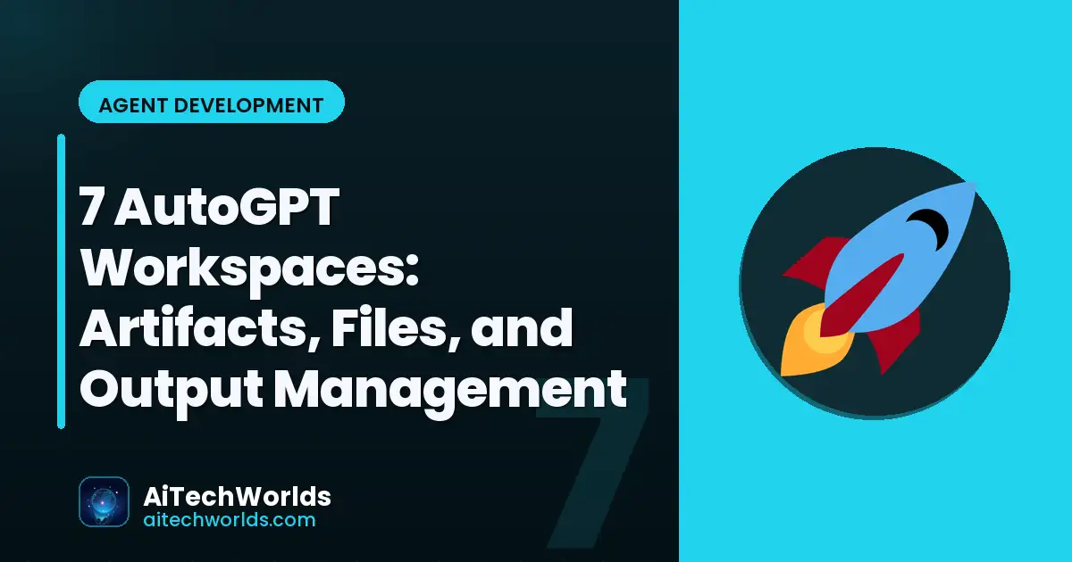 AutoGPT workspace folder with agent output files — artifacts management