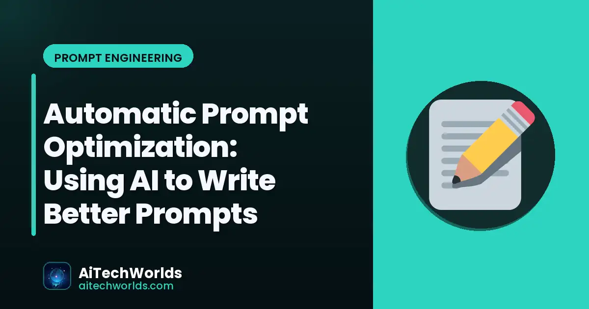 Automation machinery gears representing automatic prompt optimization pipeline