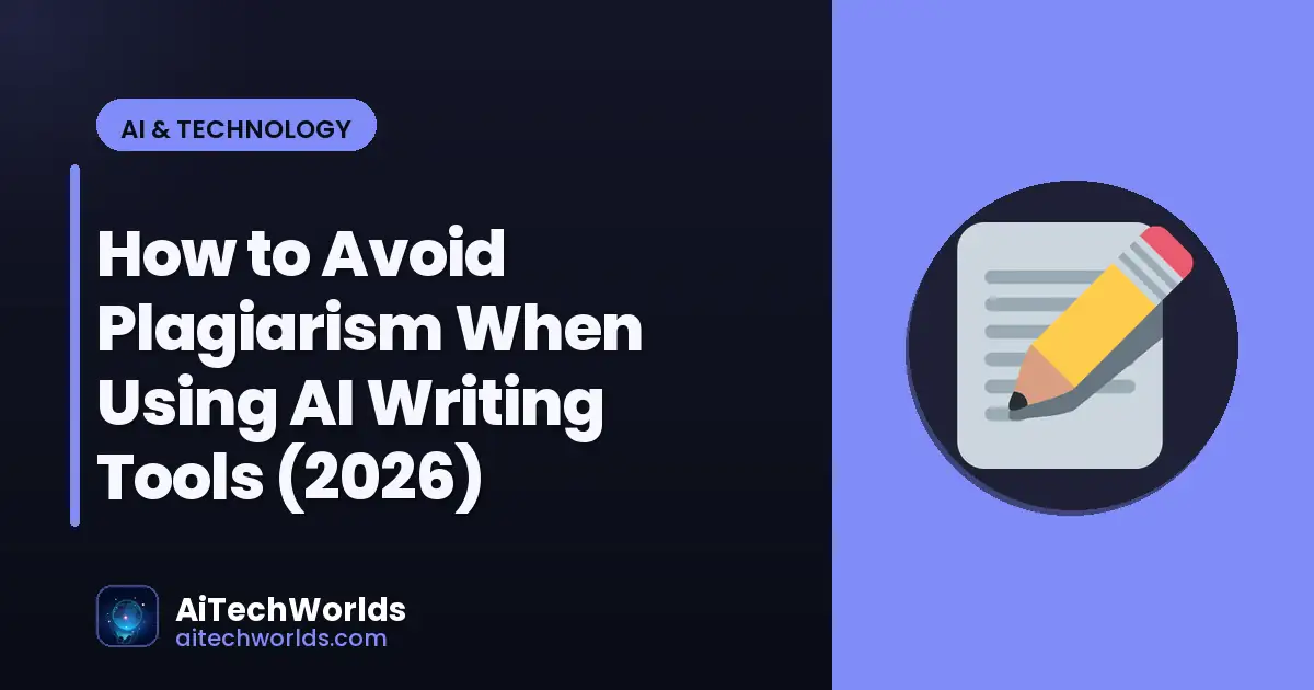 AI writing assistant on laptop screen with text — how to avoid plagiarism when using ai writing AI plagiarism prevention