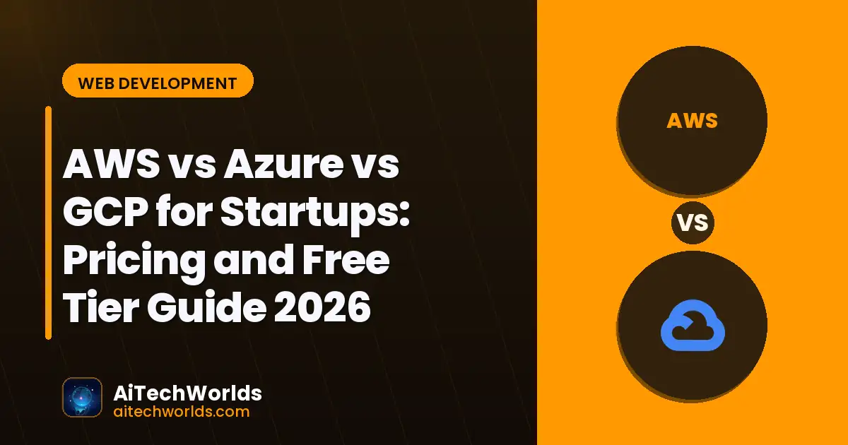 cloud provider AWS Azure GCP logos comparison — startup cloud pricing guide