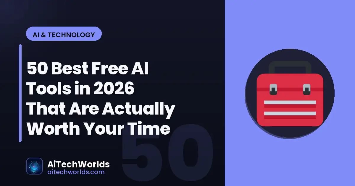AI software tools dashboard on computer screen — best free ai tools in 2026 that are actually