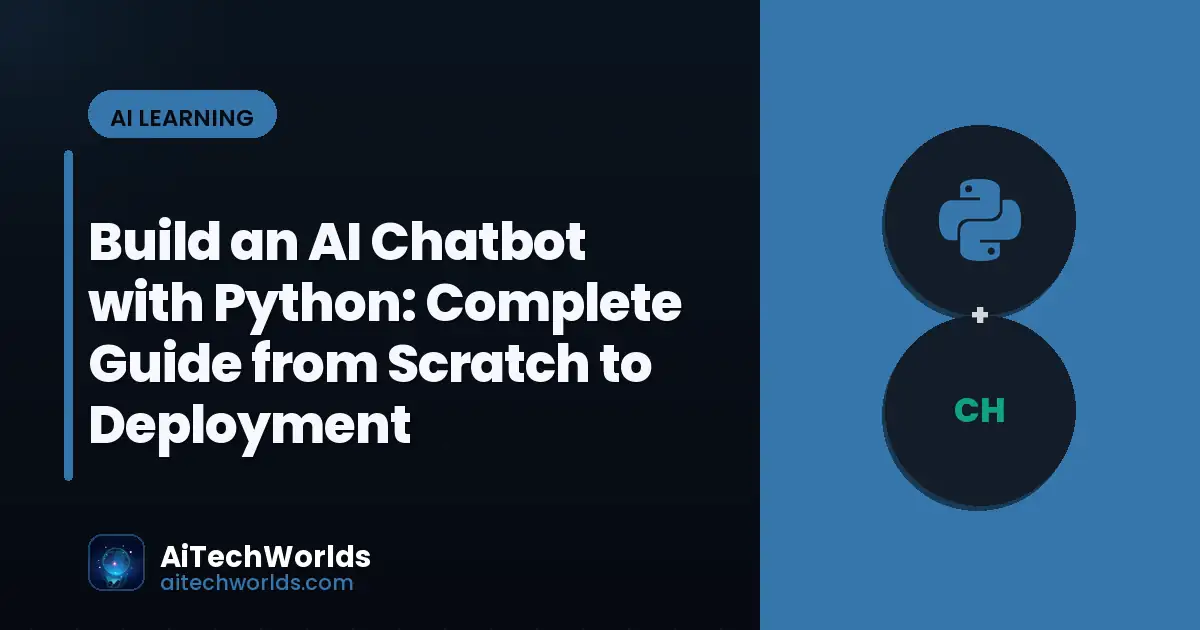 AI application development code in Python editor — build an ai chatbot with python build ai chatbot python