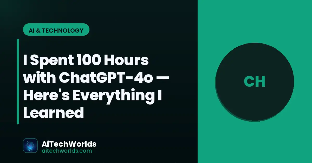 person using ChatGPT AI chatbot on laptop screen — i spent 100 hours with chatgpt-4o  heres chatgpt 4o