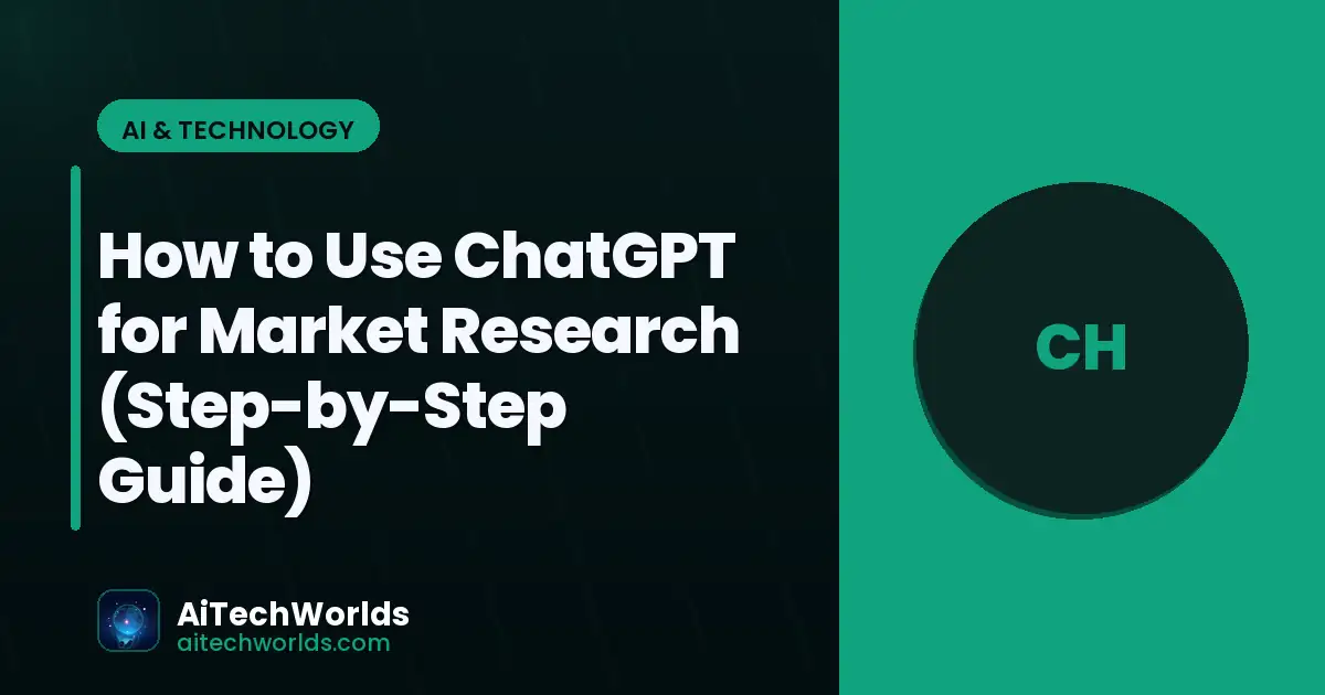 person using ChatGPT AI chatbot on laptop screen — how to use chatgpt for market research chatgpt market research