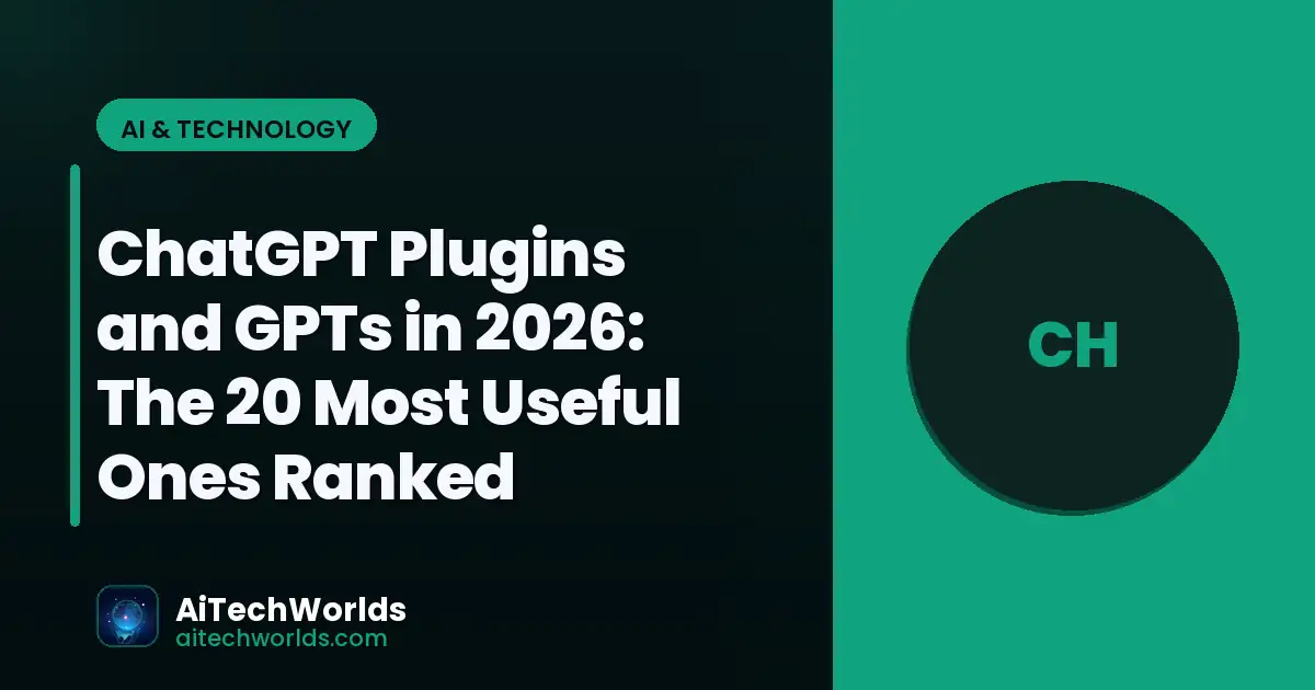 person using ChatGPT AI chatbot on laptop screen — chatgpt plugins and gpts in 2026