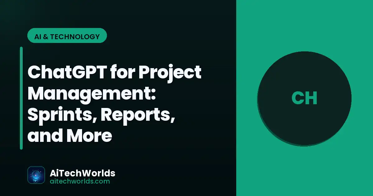 person using ChatGPT AI chatbot on laptop screen — chatgpt for project management ChatGPT project management
