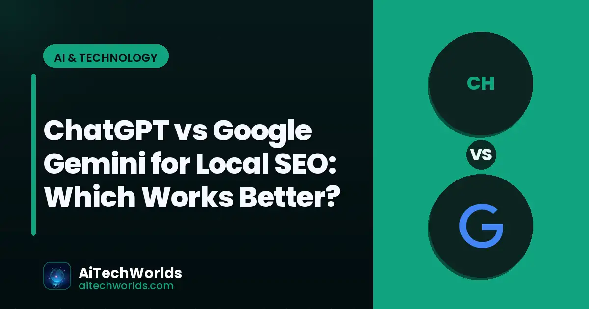 person using ChatGPT AI chatbot on laptop screen — chatgpt vs google gemini for local seo local SEO ChatGPT