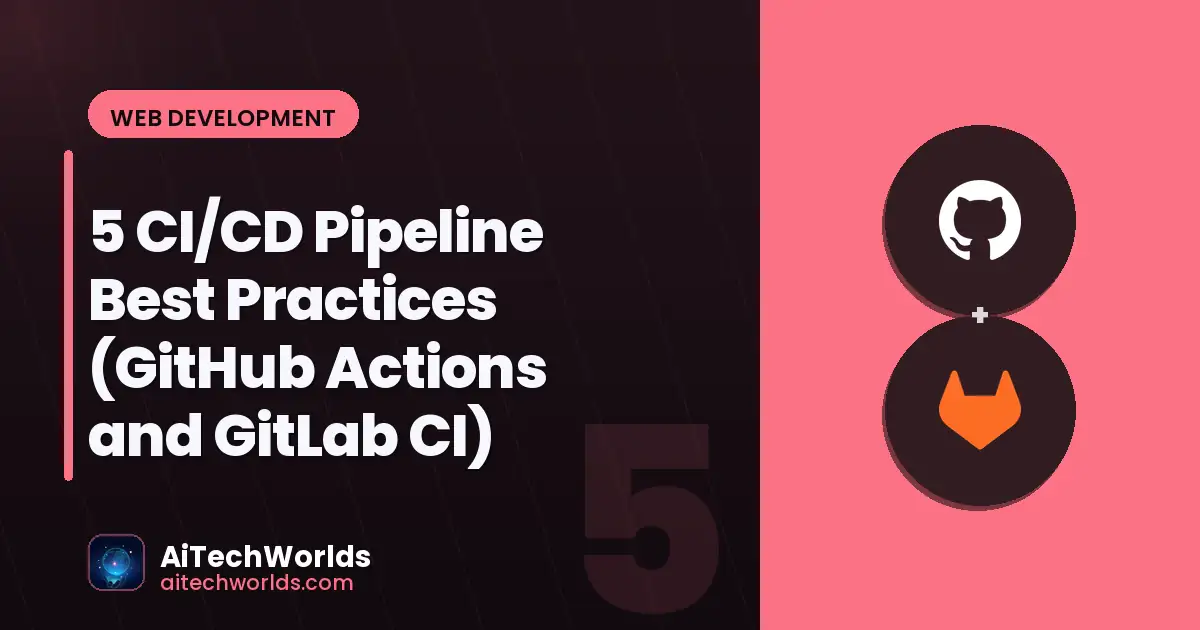 CI/CD pipeline workflow running tests and deploying — GitHub Actions best practices