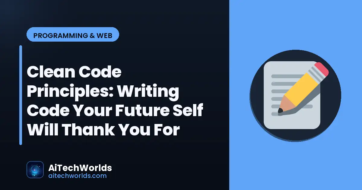 developer coding best practices on dark terminal — clean code principles clean code guide