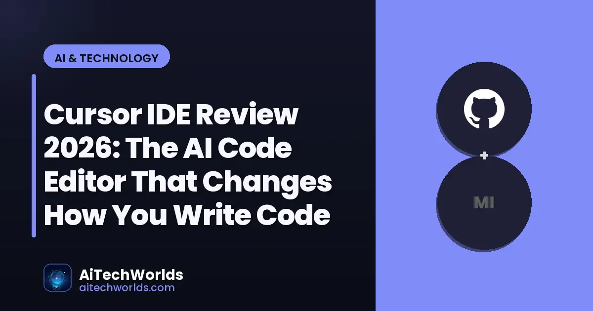software application comparison on desktop screen — cursor ide review 2026