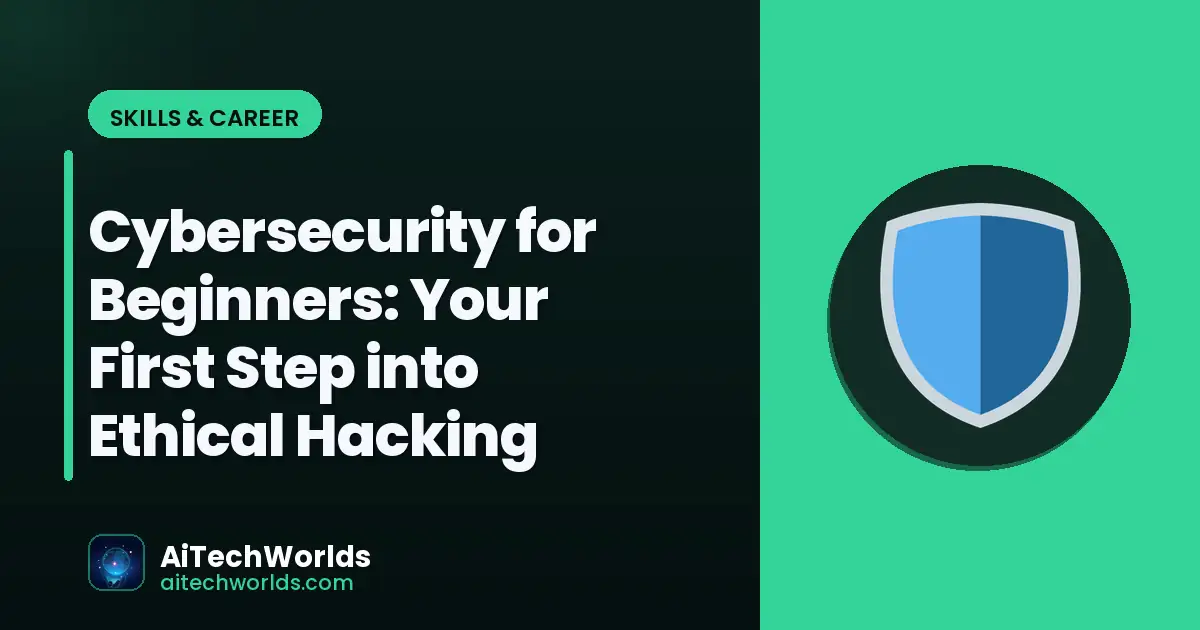 cybersecurity lock and network protection concept — cybersecurity for beginners ethical hacking