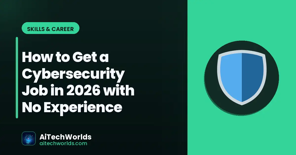 cybersecurity lock and network protection concept — how to get a cybersecurity job in 2026 with no cybersecurity job no