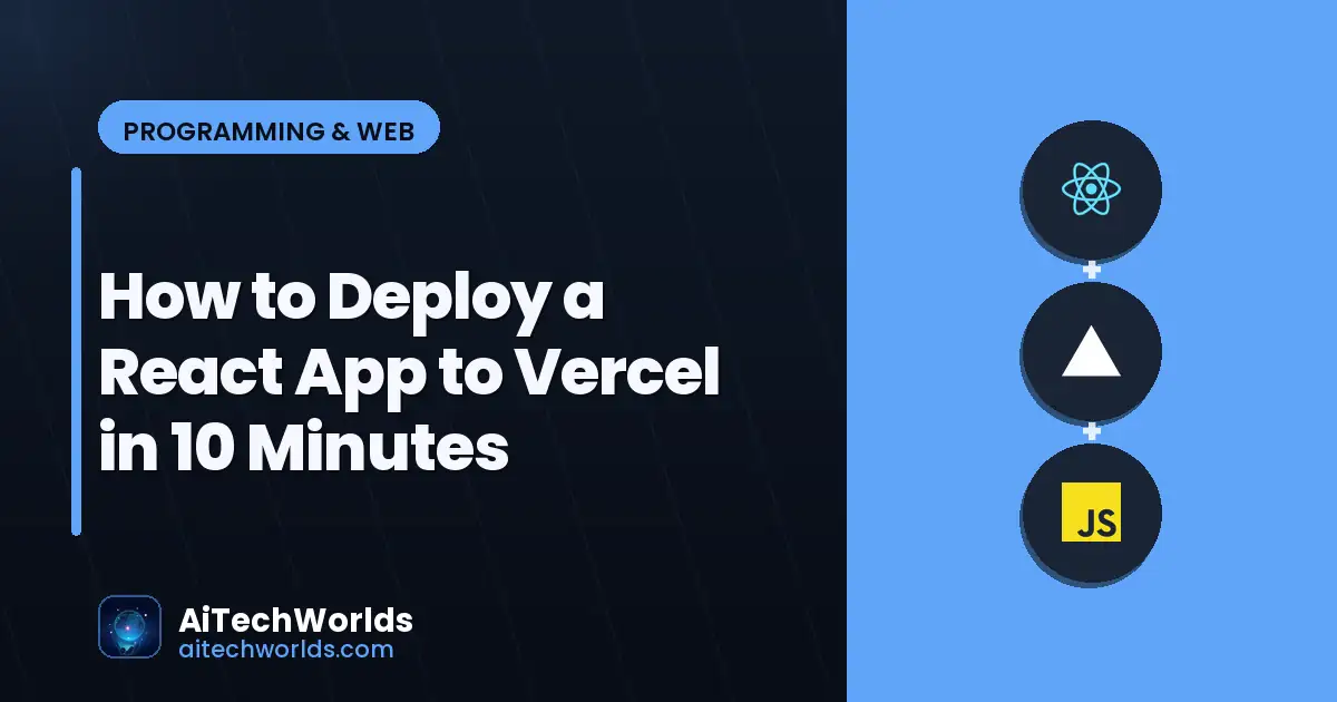 JavaScript React code editor on dark screen — how to deploy a react app to vercel in 10 minutes deploy react vercel