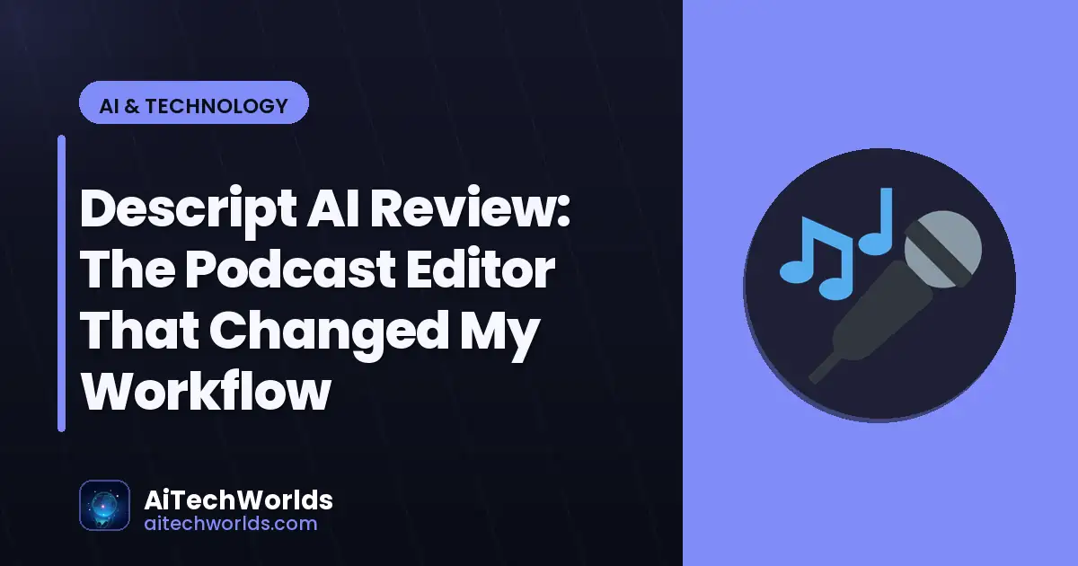 AI video editing timeline on computer screen — descript ai review