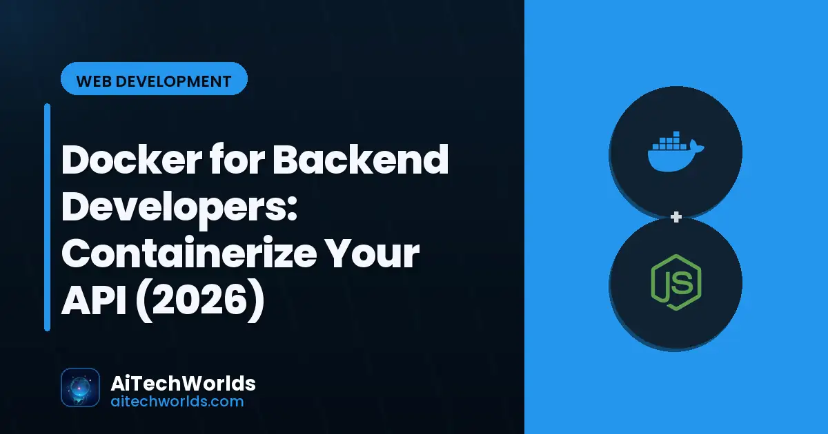 Docker container running backend API server — Dockerfile compose