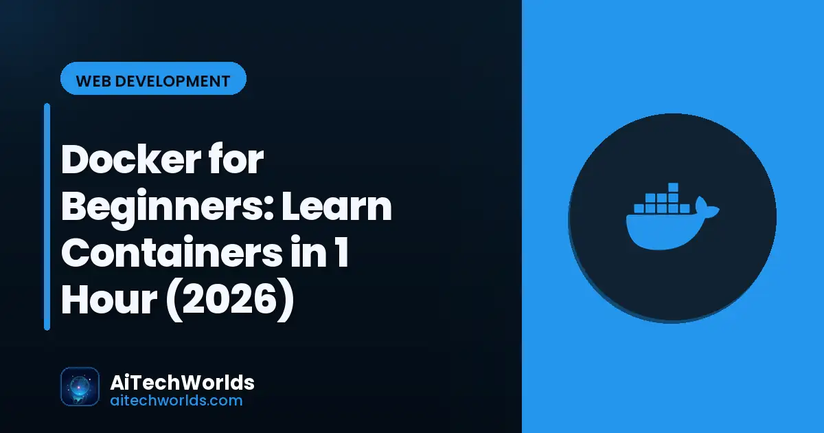 Docker container whale logo with shipping containers — Docker beginners tutorial