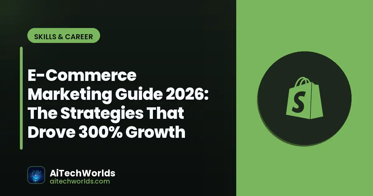 digital marketing analytics dashboard on screen — e-commerce marketing guide 2026 e commerce marketing guide