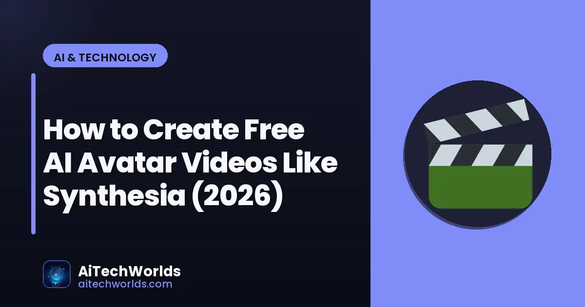 digital AI presenter avatar on screen — free AI avatar video creator alternative to Synthesia