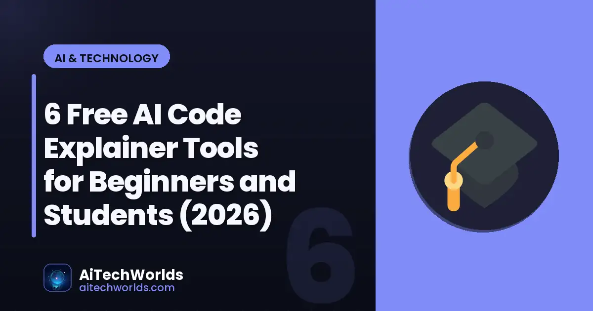 AI software tools dashboard on computer screen — free ai code explainer tools for beginners and