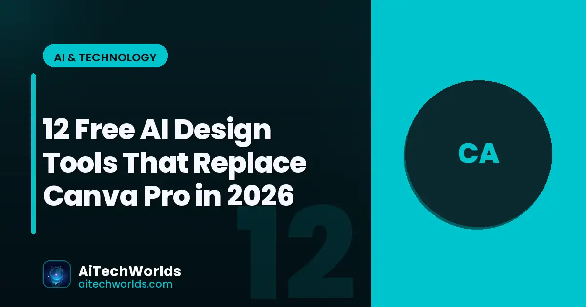 AI software tools dashboard on computer screen — free ai design tools that replace canva pro in