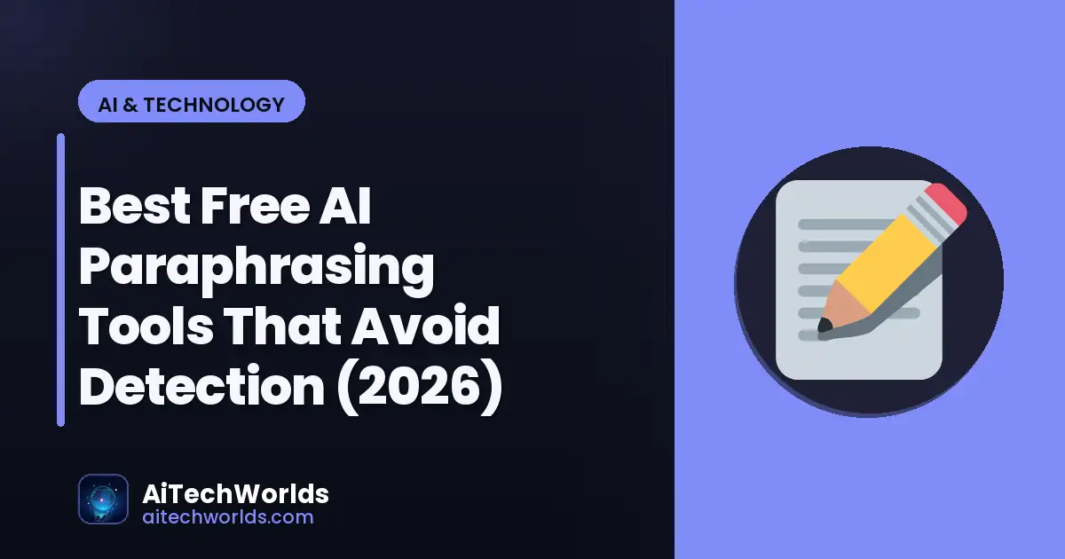 AI writing assistant on laptop screen with text — best free ai paraphrasing tools that avoid