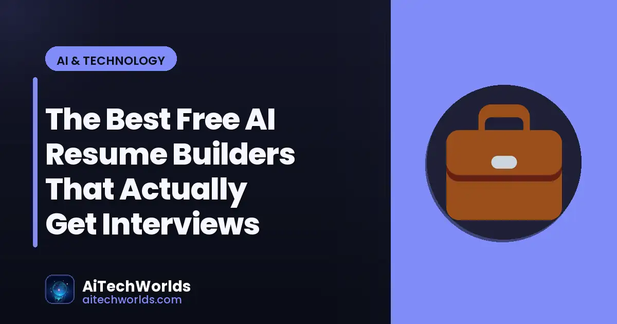 AI software tools dashboard on computer screen — the best free ai resume builders that actually